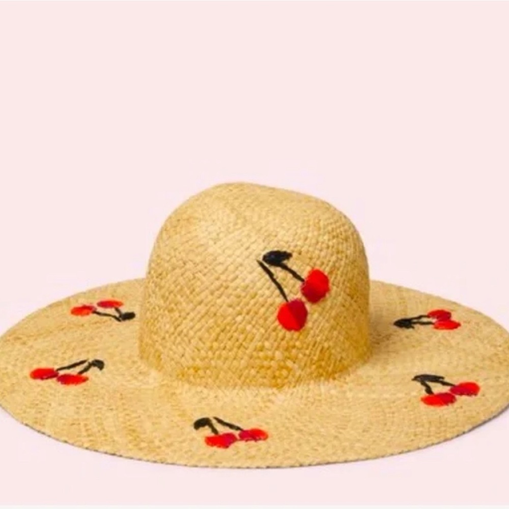 Kate Spade Raffia Cherry Sun Hat